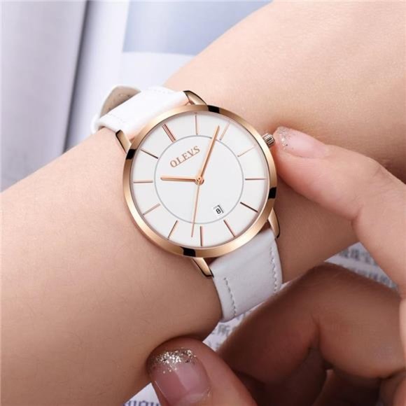 Women\'s Watches for Ladies Female Wrist Watch Leather Band Waterproof Thin main image 5